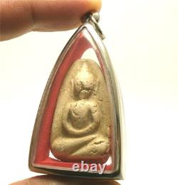 Lp Plub Rare Thai Antique Buddha Amulet Rich Long Happy Life Pendant Great Gift