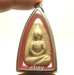 Lp Plub Rare Thai Antique Buddha Amulet Rich Long Happy Life Pendant Great Gift