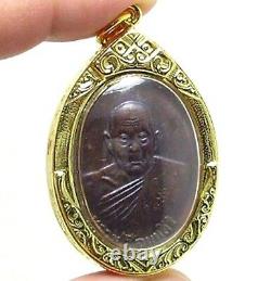 Lp See Long Life 127 Years Monk 1976 Coin Back Pidta Buddha Thai Amulet Pendant
