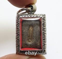 Lp Suk Blessed 1897 Samadhi Buddha Thai Sook Antique Lucky Amulet Small Pendant