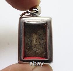 Lp Suk Blessed 1897 Samadhi Buddha Thai Sook Antique Lucky Amulet Small Pendant