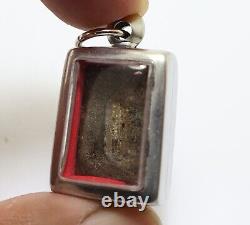 Lp Suk Blessed 1897 Samadhi Buddha Thai Sook Antique Lucky Amulet Small Pendant