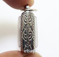 Lp Suk Blessed 1897 Small Pendant 2 Thai Buddha Magic Sook Antique Lucky Amulet