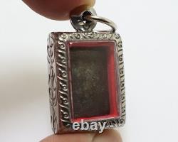 Lp Suk Blessed 1897 Small Pendant 2 Thai Buddha Magic Sook Antique Lucky Amulet