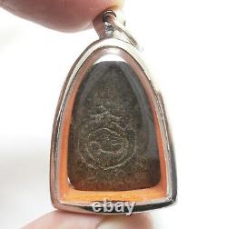 Lp Suk Phra Pidta Close Eyes Buddha Thai Magic Antique Sook Amulet Lucky Pendant