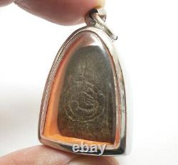 Lp Suk Phra Pidta Close Eyes Buddha Thai Magic Antique Sook Amulet Lucky Pendant