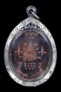 Lp Thuad Wat Changhai Thai Amulet Buddha Series Chockdee Nawaloha Silver Mask