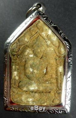 Lp Tim Phra Khun Paen Roop Tai Buddha Amulet 1 Takrut From Thailand