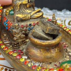 Lp Toh Statue Phra Buddha Monk Collectible Phra Somdej Holy Thai amulet Buddhism