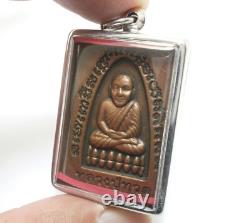 Lp Tuad Pendant 2 Bless By Lp Sang Wat Pakoh Thuad Thai Protection Buddha Amulet