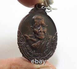 Lp Wan Sujinno Birth Origin Coin Blessed 1977 Lucky Success Thai Buddha Amulet