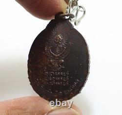 Lp Wan Sujinno Birth Origin Coin Blessed 1977 Lucky Success Thai Buddha Amulet