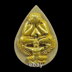 Lp Yat Phra Pidta with Buddha Thai Amulet Pendant Lucky Holy Talisman BE2555 NEW