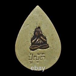 Lp Yat Phra Pidta with Buddha Thai Amulet Pendant Lucky Holy Talisman BE2555 NEW