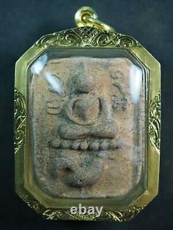 Lp pan Phra Thai, Thai Amulet Buddha, holy power Talismans Magic powder, 5
