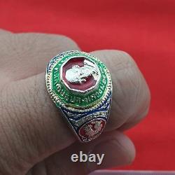 Luang Pho LP Ruay Monk Wat Tako Ayutthaya Buddha Pendant Talisman AMULET Ring