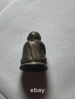 Luang Pho Ngern Thai Buddha Amulet Figurine Sitting Statue