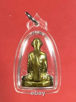 Luang Phor Derm Wat NongPo BE. 2493. Nuer Thonglueng, thai buddha amulet. Card. #1