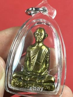 Luang Phor Derm Wat NongPo BE. 2493. Nuer Thonglueng, thai buddha amulet. Card. #1