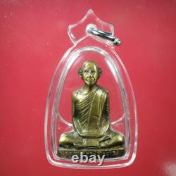 Luang Phor Derm Wat NongPo BE. 2493. Nuer Thonglueng, thai buddha amulet. Card. #2