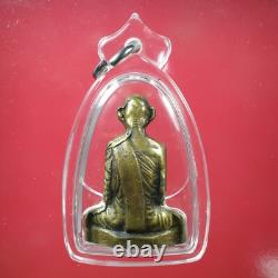 Luang Phor Derm Wat NongPo BE. 2493. Nuer Thonglueng, thai buddha amulet. Card. #2