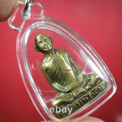 Luang Phor Derm Wat NongPo BE. 2493. Nuer Thonglueng, thai buddha amulet. Card. #2