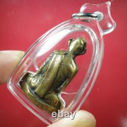 Luang Phor Derm Wat NongPo BE. 2493. Nuer Thonglueng, thai buddha amulet. Card. #2