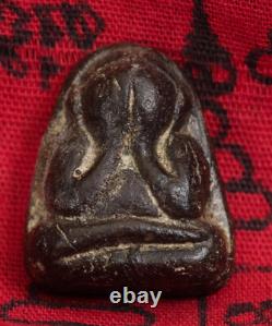 Luang Phor Kaew Wat Krua Wan Sacred Pidta Amulet Thai Buddha Antique Protection