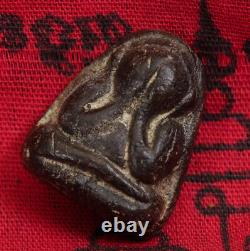 Luang Phor Kaew Wat Krua Wan Sacred Pidta Amulet Thai Buddha Antique Protection