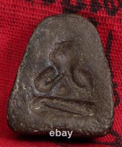 Luang Phor Kaew Wat Krua Wan Sacred Pidta Amulet Thai Buddha Antique Protection