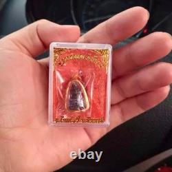 Luang Pu Thuat Thai Buddha Amulet Solid Gold 75% Frame Waterproof Lucky Fashion