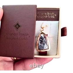 Luang Pu Thuat Thai Buddha Amulet Solid Gold 75% Frame Waterproof Lucky Fashion
