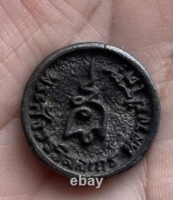 Luang Pu Toh Thai Buddhist Monk Amulet Black Metal Round Sacred Talisman