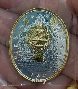 Magic Buddha UFO Coin Aj Mom Thai Amulet Attraction Charm Protect Great Mercy