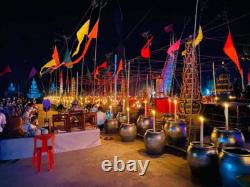 Magic Buddha UFO Coin Aj Mom Thai Amulet Attraction Charm Protect Great Mercy