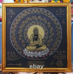 Magic Hand Written Yant Phra Buddha AJ Amon Thai Amulet Luck Wealth Protect A6