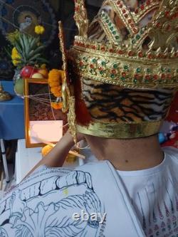 Magic Hand Written Yant Phra Buddha AJ Amon Thai Amulet Luck Wealth Protect A6