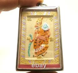 Magic Hermit Kruba Kritsana Thai Miracle Takrut Buddha Real Amulet Lucky Pendant