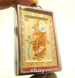 Magic Hermit Kruba Kritsana Thai Miracle Takrut Buddha Real Amulet Lucky Pendant