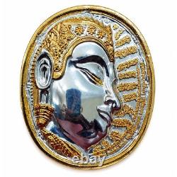 Magic Nimitwichimarn Buddha UFO AJ Mom Thai Amulet Bring Prestige Luck Wealth N9