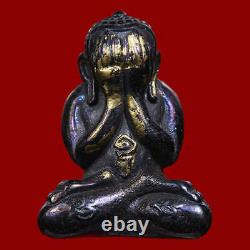 Magic Phra Pidta LEKLAI LP Sruang Thai Buddha Amulet Wealth Luck Rare Old Y 2519