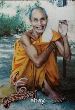 Magic Phra Pidta LEKLAI LP Sruang Thai Buddha Amulet Wealth Luck Rare Old Y 2519