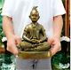 Magic Talisman Kuman Thong Statue Metal Lp Kruba Duangdee Thai Buddha Amulet