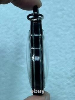 Medal Tiger King Wing Flying V. 2 Lp Chanai Thai Buddha Amulet Water Proof Case