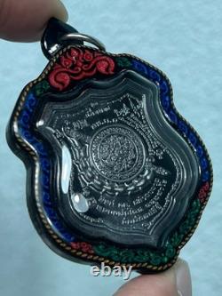 Medal Tiger King Wing Flying V. 2 Lp Chanai Thai Buddha Amulet Water Proof Case