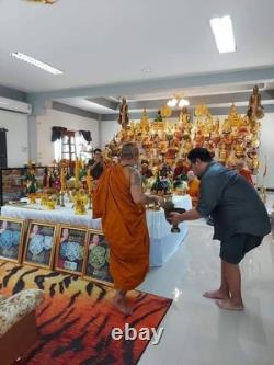 Medal Tiger King Wing Flying V. 2 Lp Chanai Thai Buddha Amulet Water Proof Case