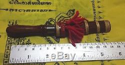 Meed Mor Talisman Dagger Thai Amulet Knife Sword Shaman Buddha Wood Love Leklai