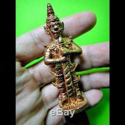 Meed Mor Tao Wessuwan By Lp Jeed Knife Magic Powerful Protect Thai Buddha Amulet
