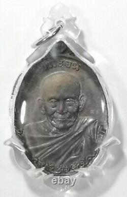 Merciful Thai amulet Buddha talisman Win the Poverty Coin Pra AJ LP Sak famous1
