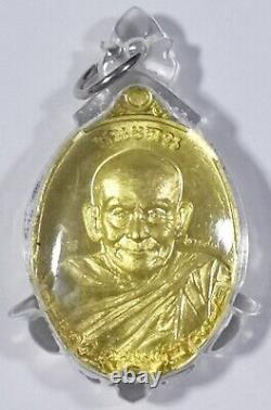 Merciful Thai amulet Buddha talisman Win the Poverty Coin Pra AJ LP Sak famous2
